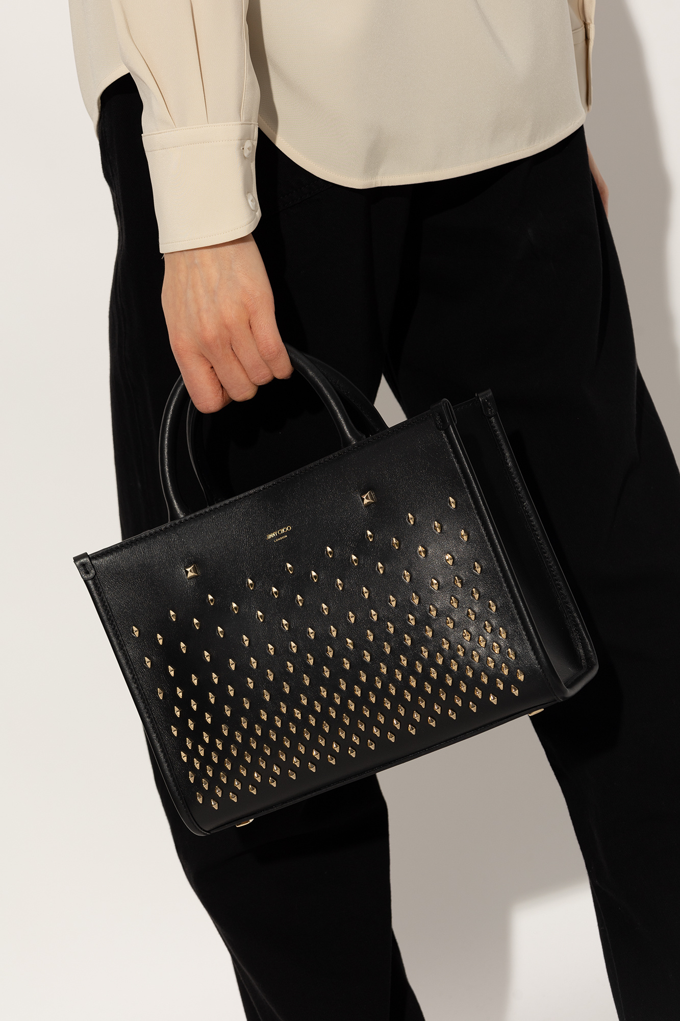 Studded hot sale shopper bag